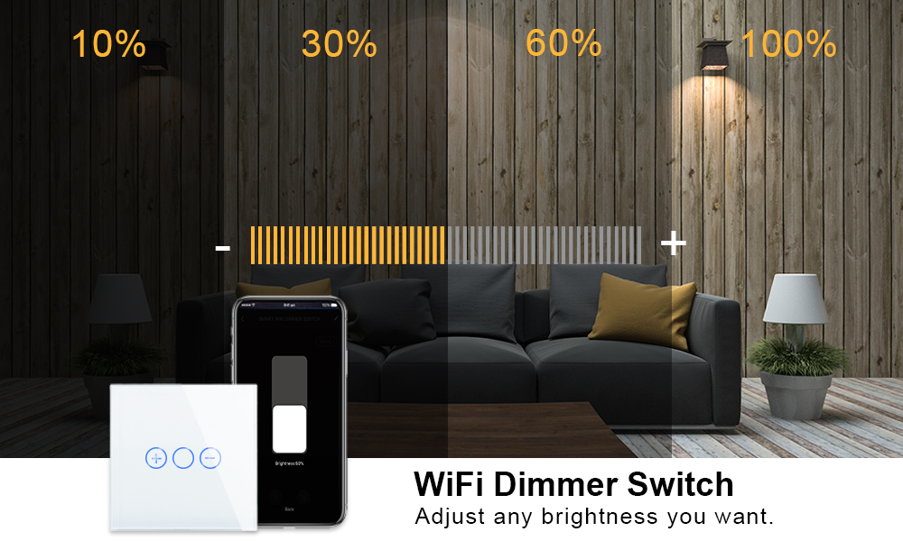 Stepless Smart Dimmer Switch